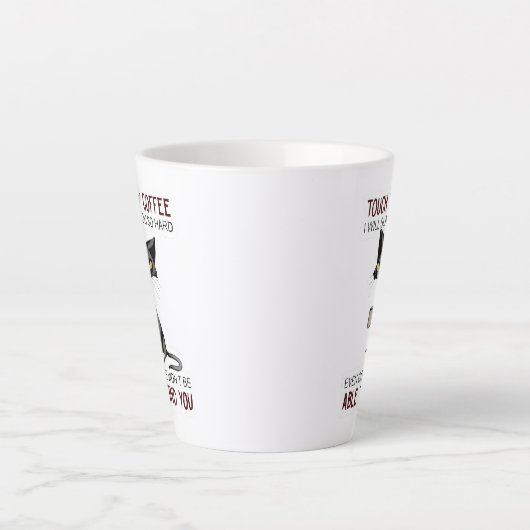 Drôle café de chat Mug (Devant)