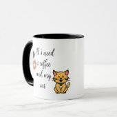 Drôle Café et Mug en céramique de chat (Devant gauche)