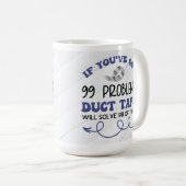 Drôle café Mug - Sassy Duct Tape Devis Papa Cadeau (Devant droit)