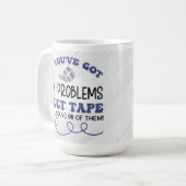 Drôle café Mug - Sassy Duct Tape Devis Papa Cadeau (Devant gauche)