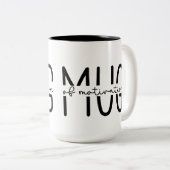 Drôle café Sarcastique Mug à deux tons (Devant droit)