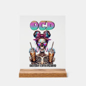 Drôle café squelette mot art (Recto)