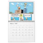 Drôle calendrier de dessin animé animal (Feb 2027)