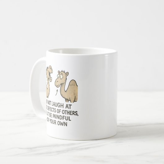 Drôle Camel Mug - Witty Cote Cup (Devant gauche)