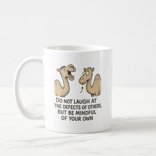 Drôle Camel Mug - Witty Cote Cup (Gauche)