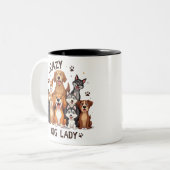 Drôle Canard Mug café pour cadeau Amoureux des chi (Devant gauche)