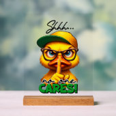 Drôle canard se soucie d'art des mots (Neutre)