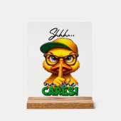 Drôle canard se soucie d'art des mots (Recto)