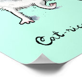 Drôle Capricorne poster Zodiac Chat affiche étoile (Coin)