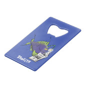 Drôle caricature de poisson de pêcheur (Devant Angle)