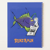 Drôle caricature de poisson de pêcheur (Dos)