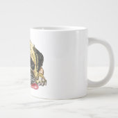 Drôle Carlin chien café Mug (Droite)