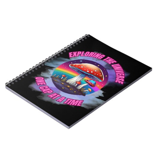 Drôle carnet de slogan champignons (Côté gauche)