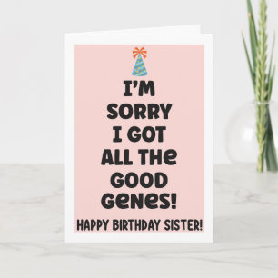 Drôle Carte Anniversaire Pour Soeur