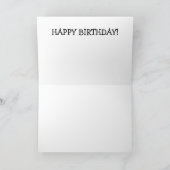 Drôle carte d'anniversaire avec chat : Réveillez-v (Intérieur)