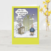 Drôle carte d'anniversaire : le péage (Fleur jaune)