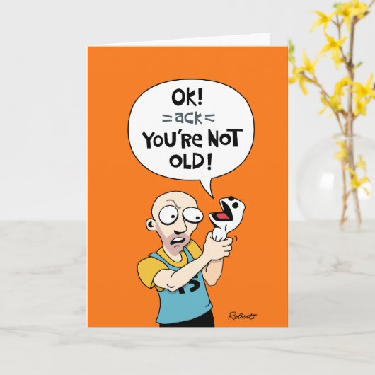 Drôle carte d'anniversaire pour Guy (Fleur jaune)