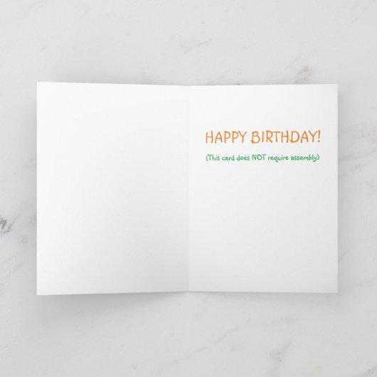 Drôle carte d'anniversaire pour les fans de Ikea e (Intérieur)