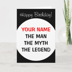Drôle carte d'anniversaire pour les hommes   La lé