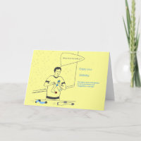 Drôle carte d'anniversaire pour lui
