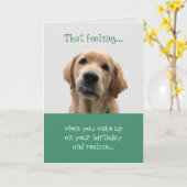 Drôle carte d'anniversaire pour n'importe qui (Fleur jaune)