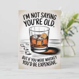 Drôle carte d'anniversaire pour papa grand-père Wh