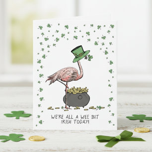 Drôle Carte de la Saint-Patrick un peu Irlandaise