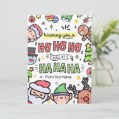 Drôle carte de Noël pour Cartes de fin de année am (Debout devant)