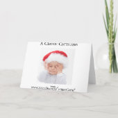 Drôle carte de Noël tout à propos de boules (Dos)