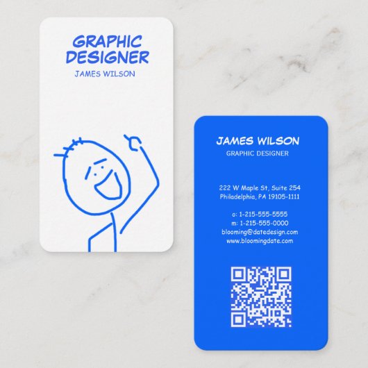 Drôle Carte de visite - Faites-Les Rire ! (Devant / Derrière)