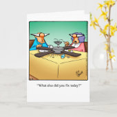 Drôle Carte De Voeux Anniversaire Pour Lui (Fleur jaune)