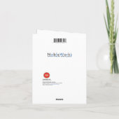 Drôle Carte de voeux Chanukah - Minorah bougies (Dos)