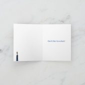 Drôle Carte de voeux Chanukah - Minorah bougies (Intérieur)