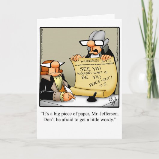 Drôle Carte De Voeux Du Quotidien Juillet (Devant)