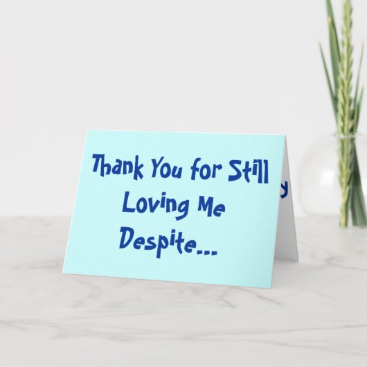 Drôle Carte Fête des pères Épouse Épouse Épouse Qu (Devant)