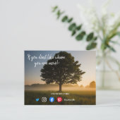 drôle carte postale immobilière vous n'êtes pas un (Debout devant)