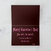 Drôle carte Saint Valentin (Intérieur)