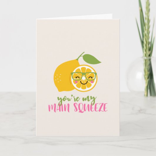 Drôle carte Saint Valentin (Devant)