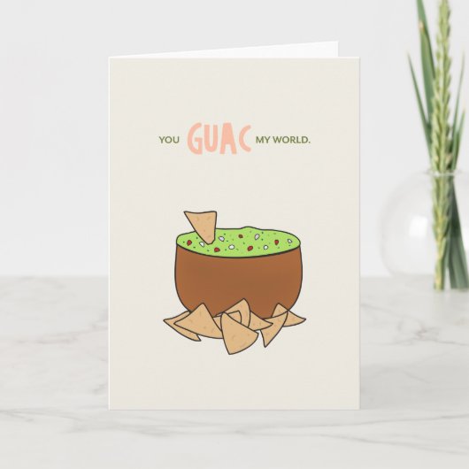 Drôle carte Saint Valentin | Vous Rock my World (Devant)