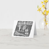 Drôle carte sans-abri (Fleur jaune)