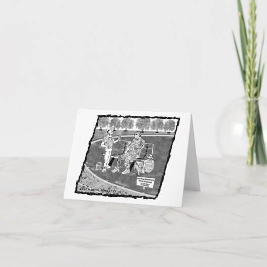 Drôle carte sans-abri (Devant)