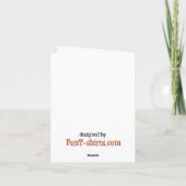 Drôle carte St. Patrick's Day (Dos)