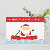 Drôle Cartes de fin de année de Noël (Debout devant)