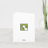 Drôle Cartes de fin de année de Noël (Dos)