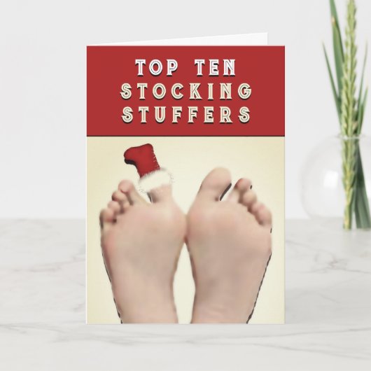 Drôle Cartes de fin de année de Noël (Devant)