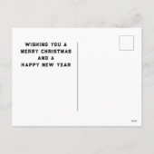 Drôle Cartes de fin de année de Noël (Dos)