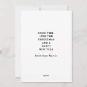 Drôle Cartes de fin de année de voile (Dos)