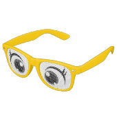 Drôle Carton Comic Big Eyes Party Lunettes de sole (Angulaire)