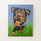 Drôle Carton Rottweiler 30 Piece Puzzle (Vertical)