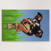 Drôle Cartoon Australian Cattle Dog 1014 PC Puzzle (Horizontal)